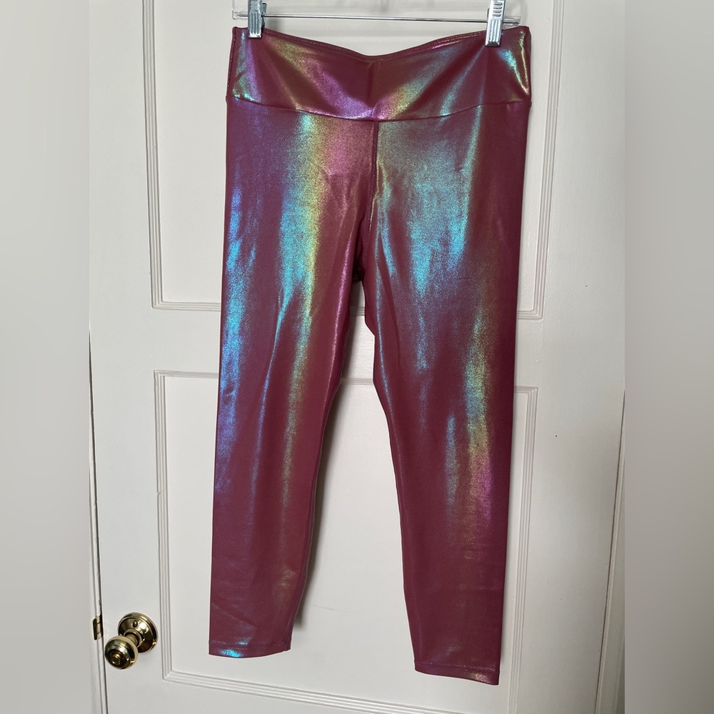 Grrrl Iridescent Pink Leggings